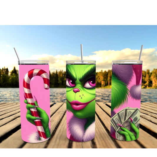 Money Grinch Tumbler