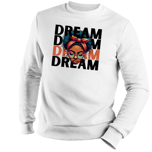 AFRICAN AMERICAN-DREAM CREW NECK AND HOODIE