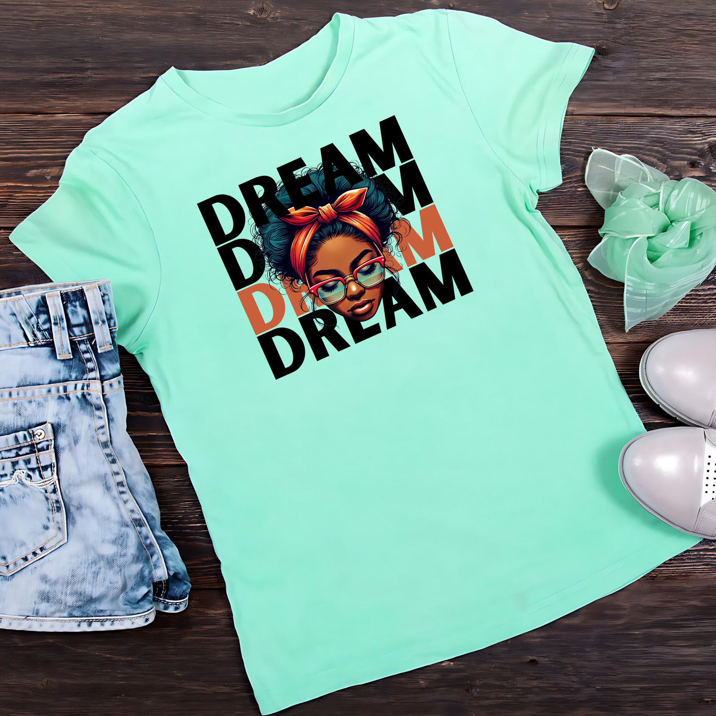 AFRICAN AMERICAN WOMAN -DREAM T-SHIRT